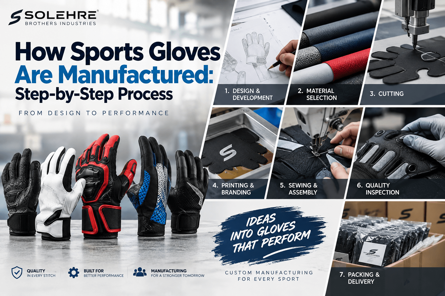 How Sports Gloves Are Manufactured Step-by-Step Process