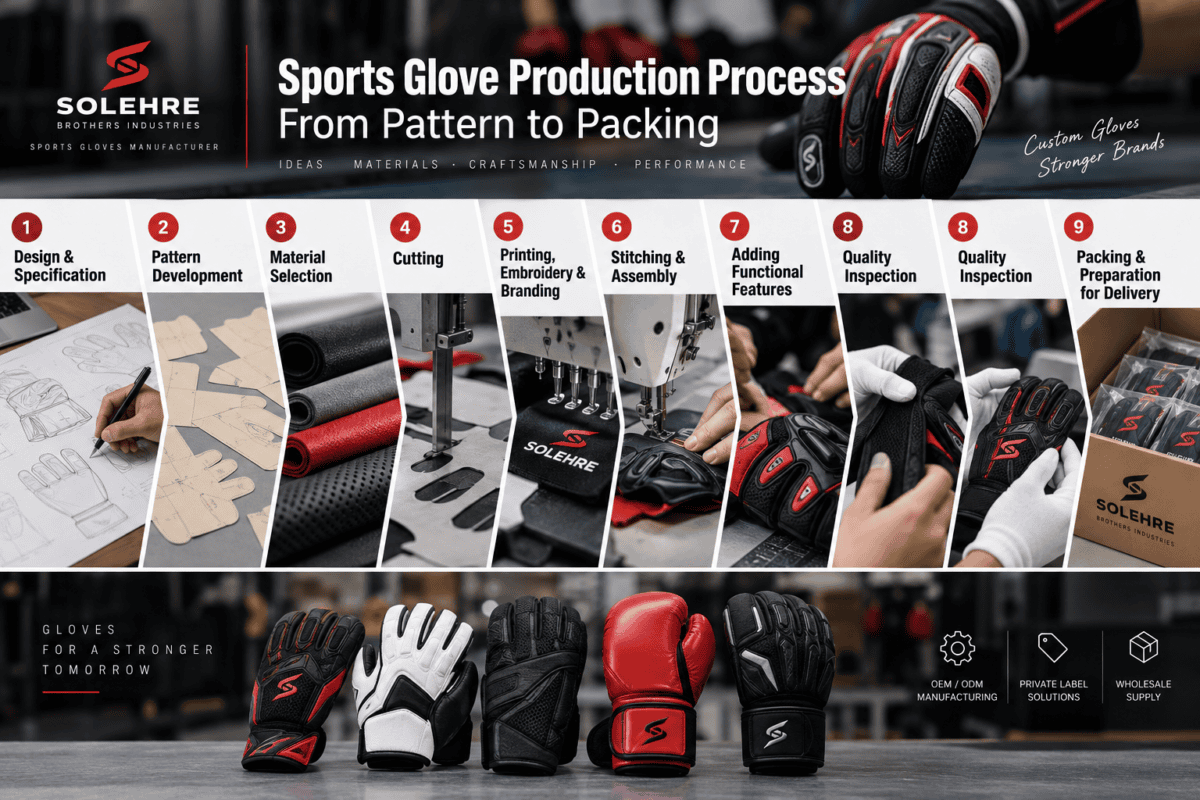 Sports Glove Production Process: From Pattern to Packing