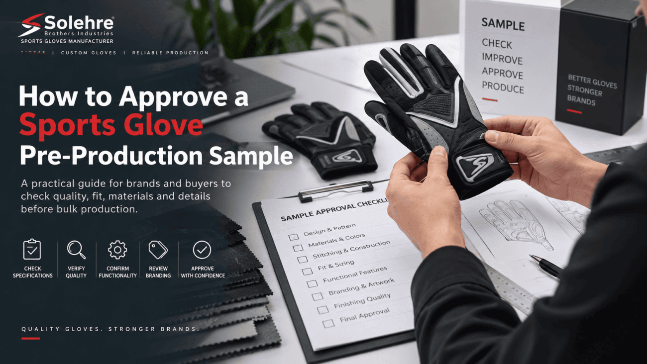 How to Approve a Sports Glove Pre-Production Sample