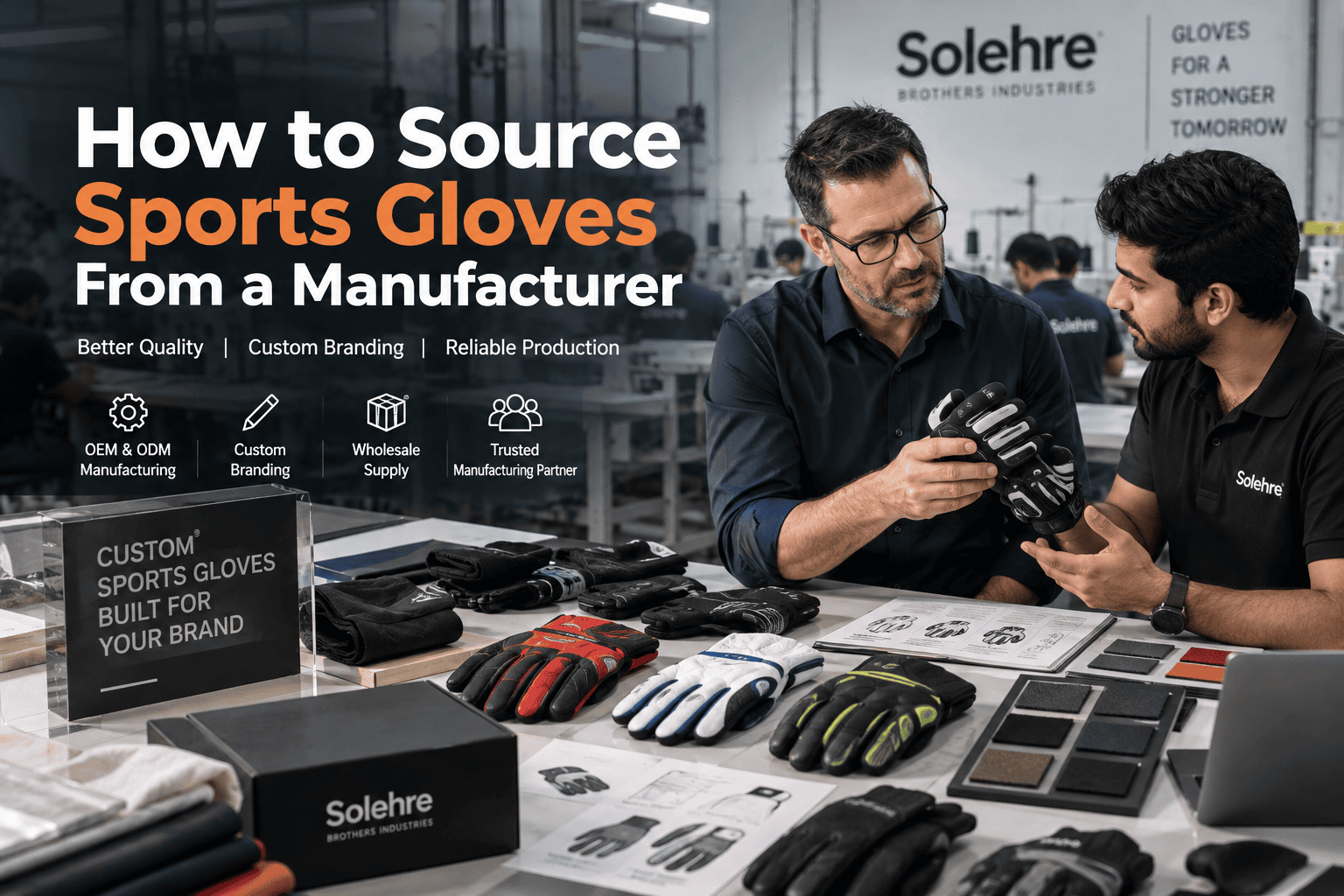 How to Source Sports Gloves From a Manufacturer