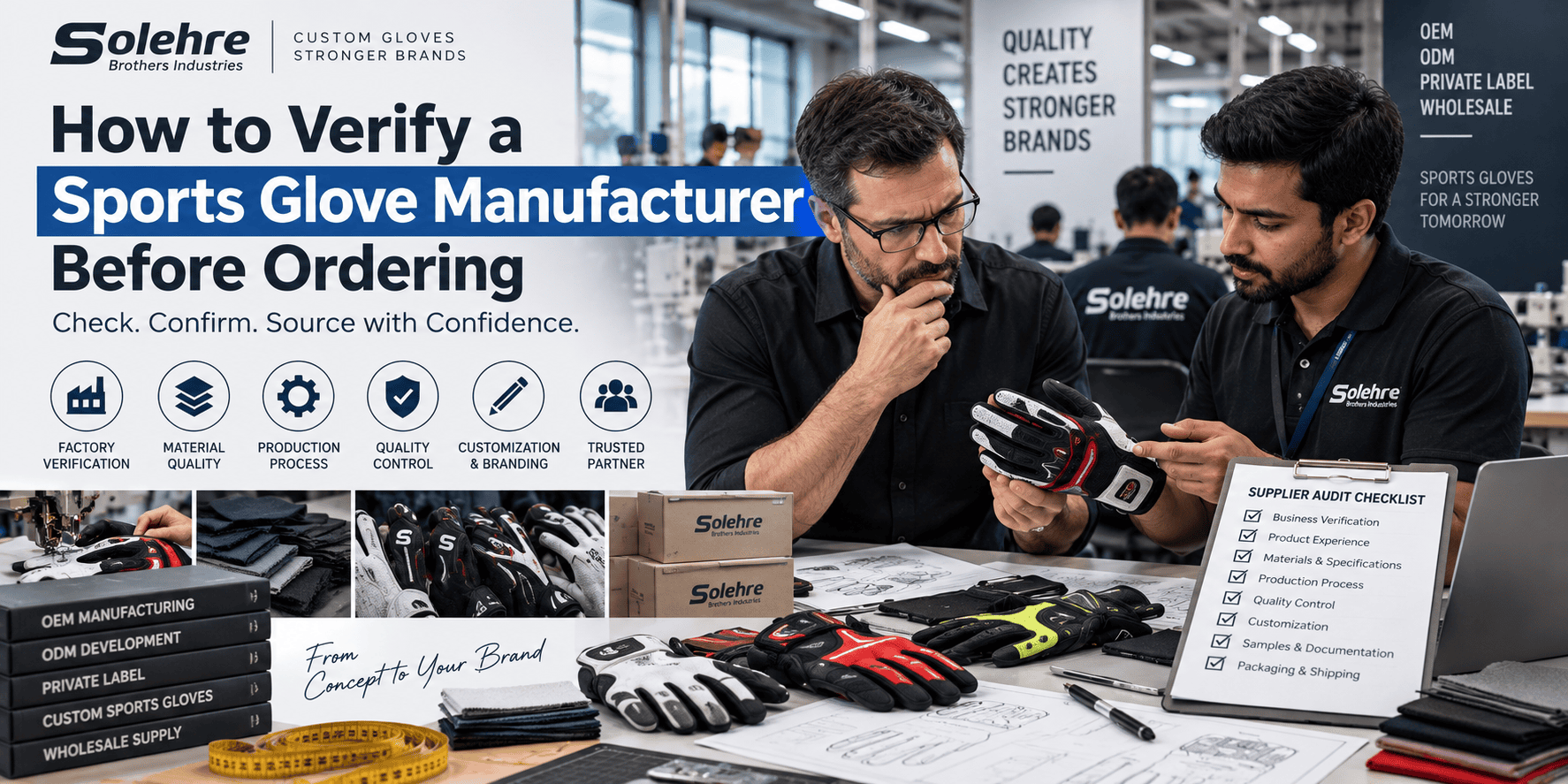 How to Verify a Sports Glove Manufacturer Before Ordering
