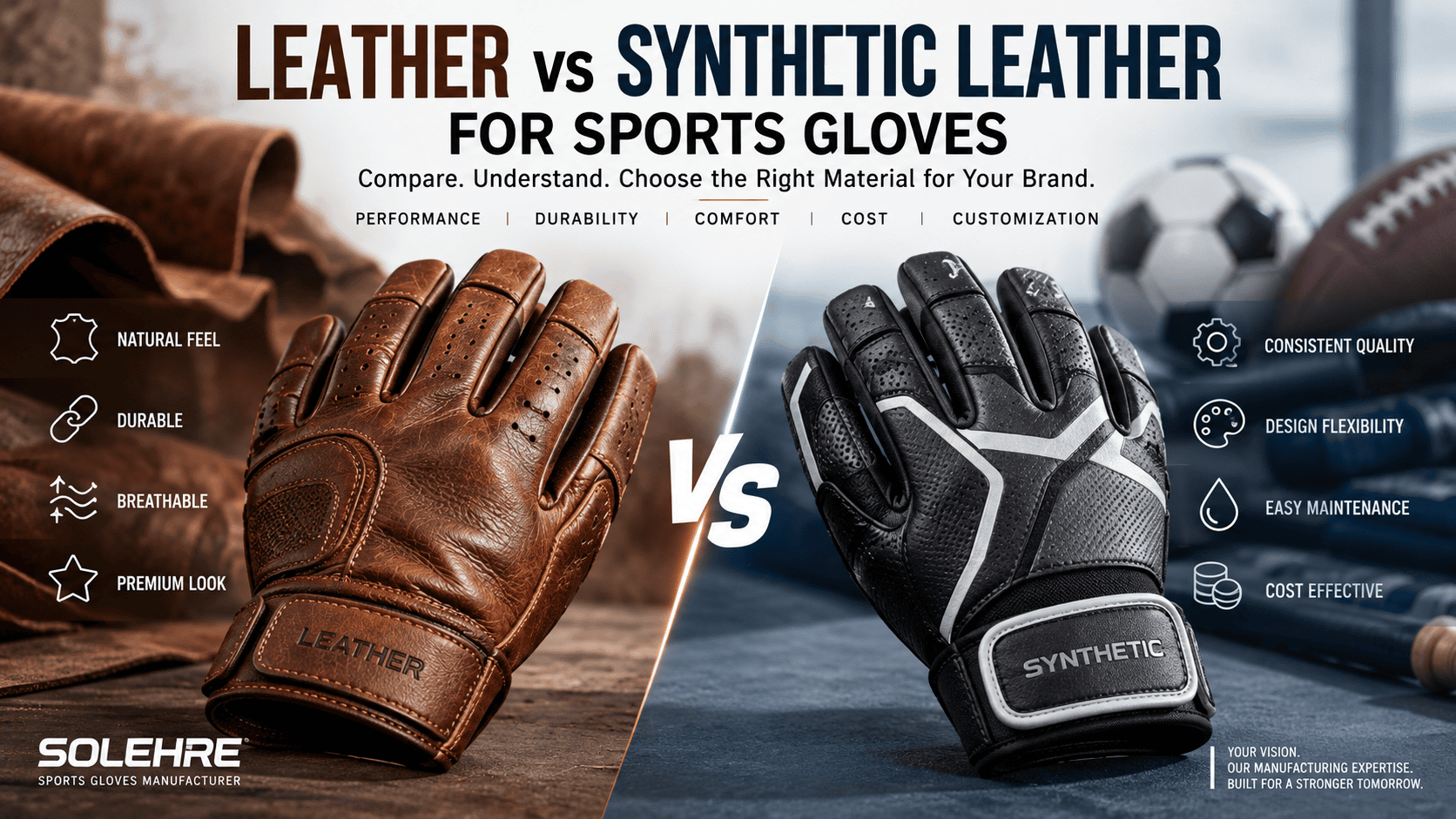 Leather vs Synthetic Leather for Sports Gloves Which Material Should You Choose