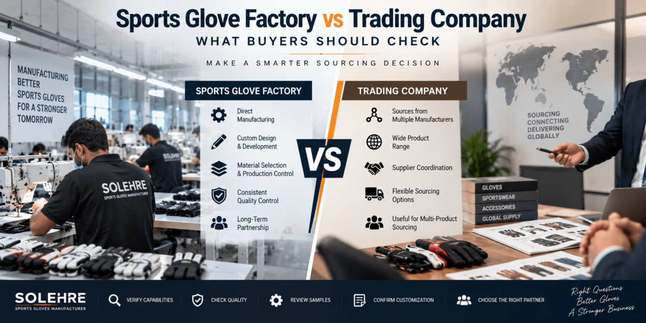 Sports Glove Factory vs Trading Company What Buyers Should Check