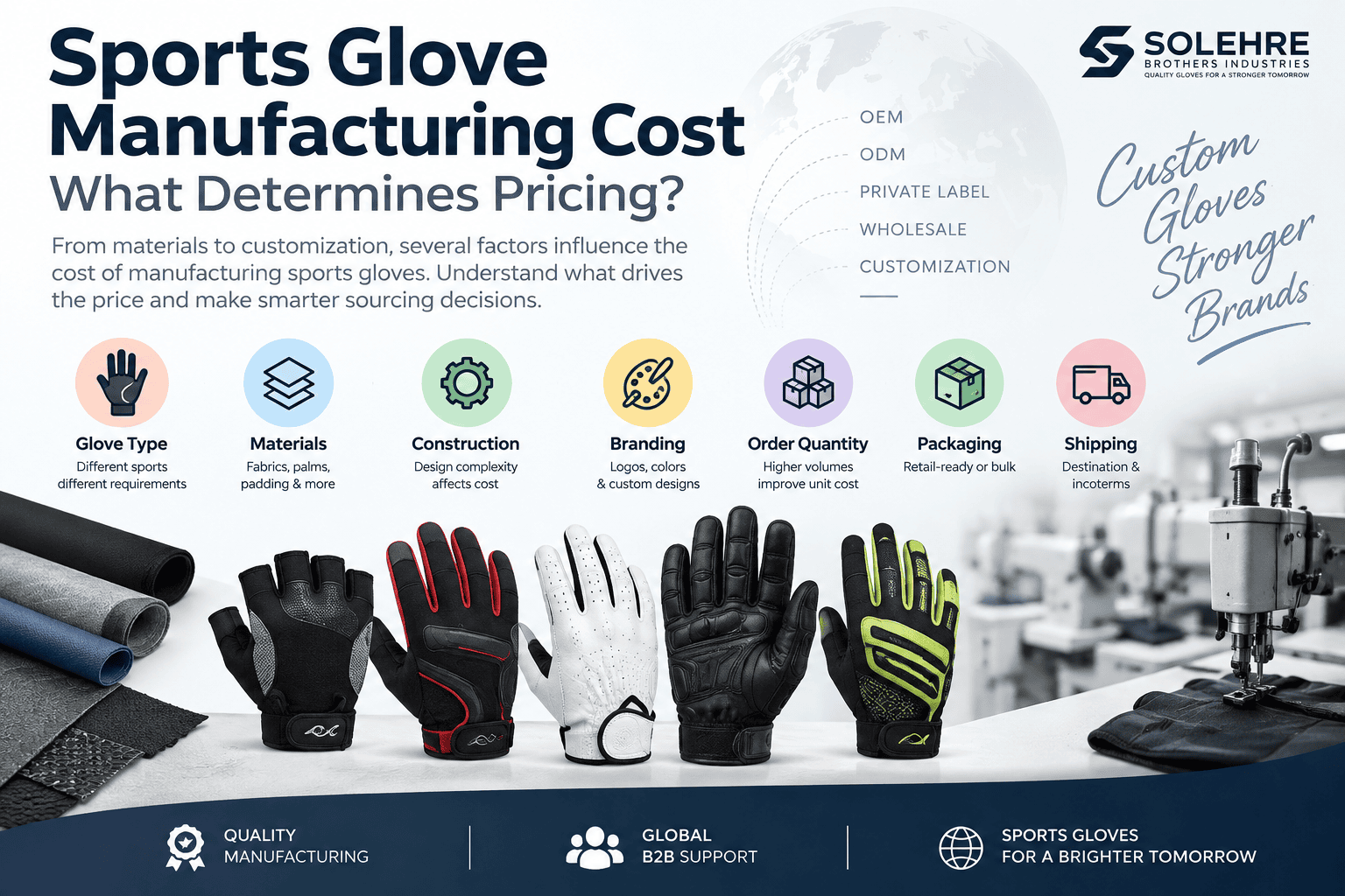 Sports Glove Manufacturing Cost What Determines Pricing