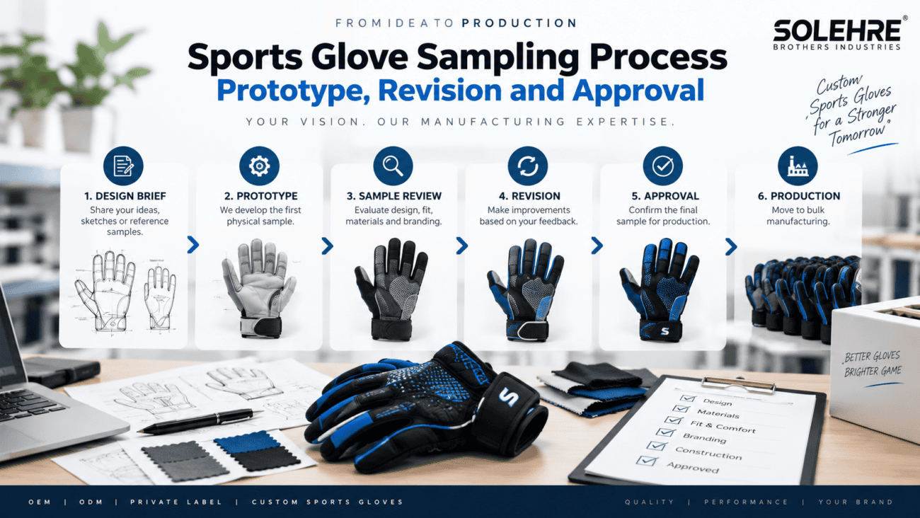 Sports Glove Sampling Process Prototype, Revision and Approval